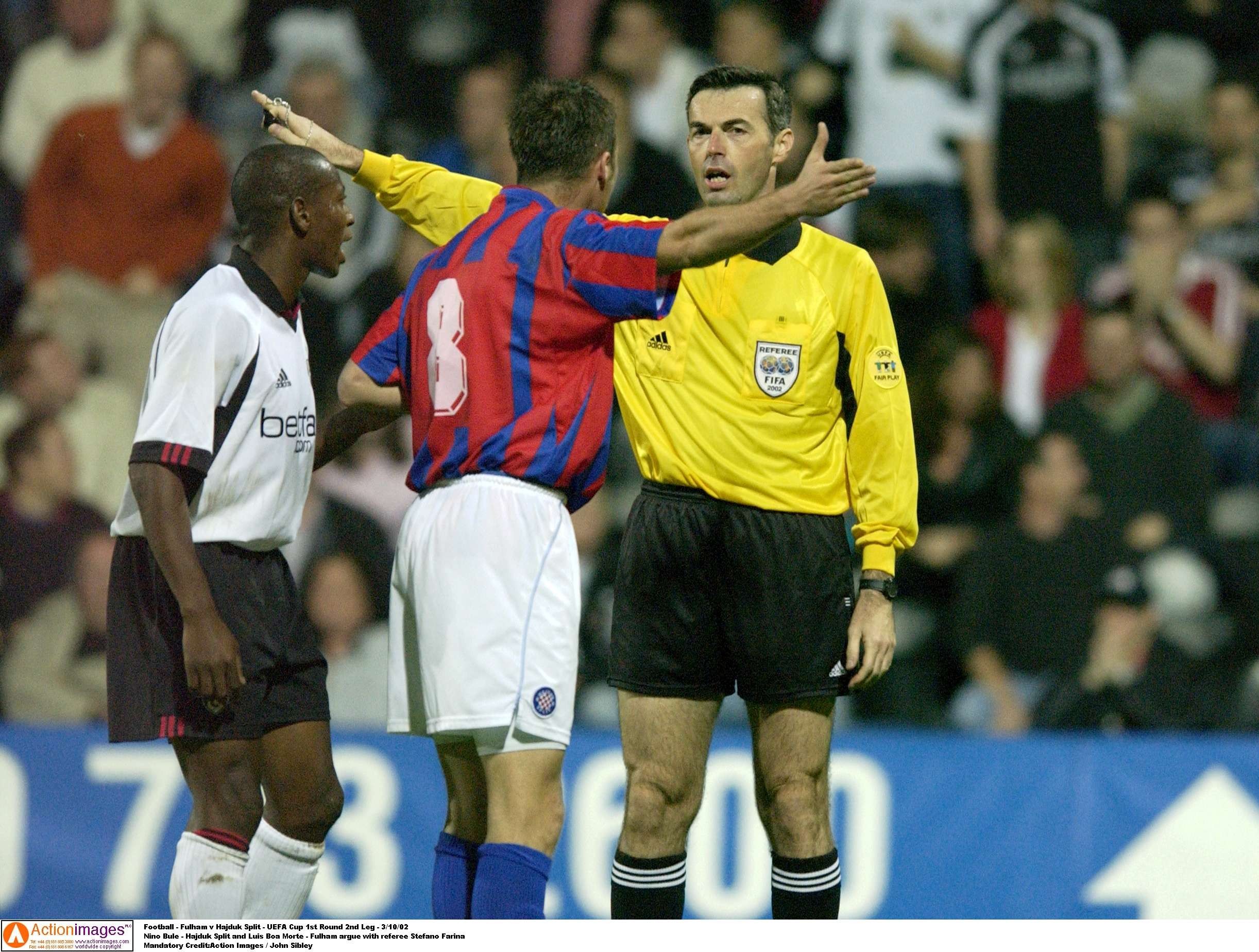 Na utakmici Fulham - Hajduk. Action Images/John Sibley